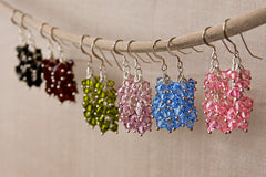 Crystal Cluster Earrings