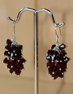 Crystal Cluster Earrings