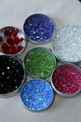 Long Crystal Cluster Earrings