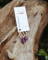 Crystal Hoop Earrings