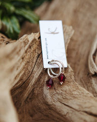 Crystal Hoop Earrings