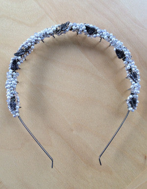 Silver Leaf Tiara